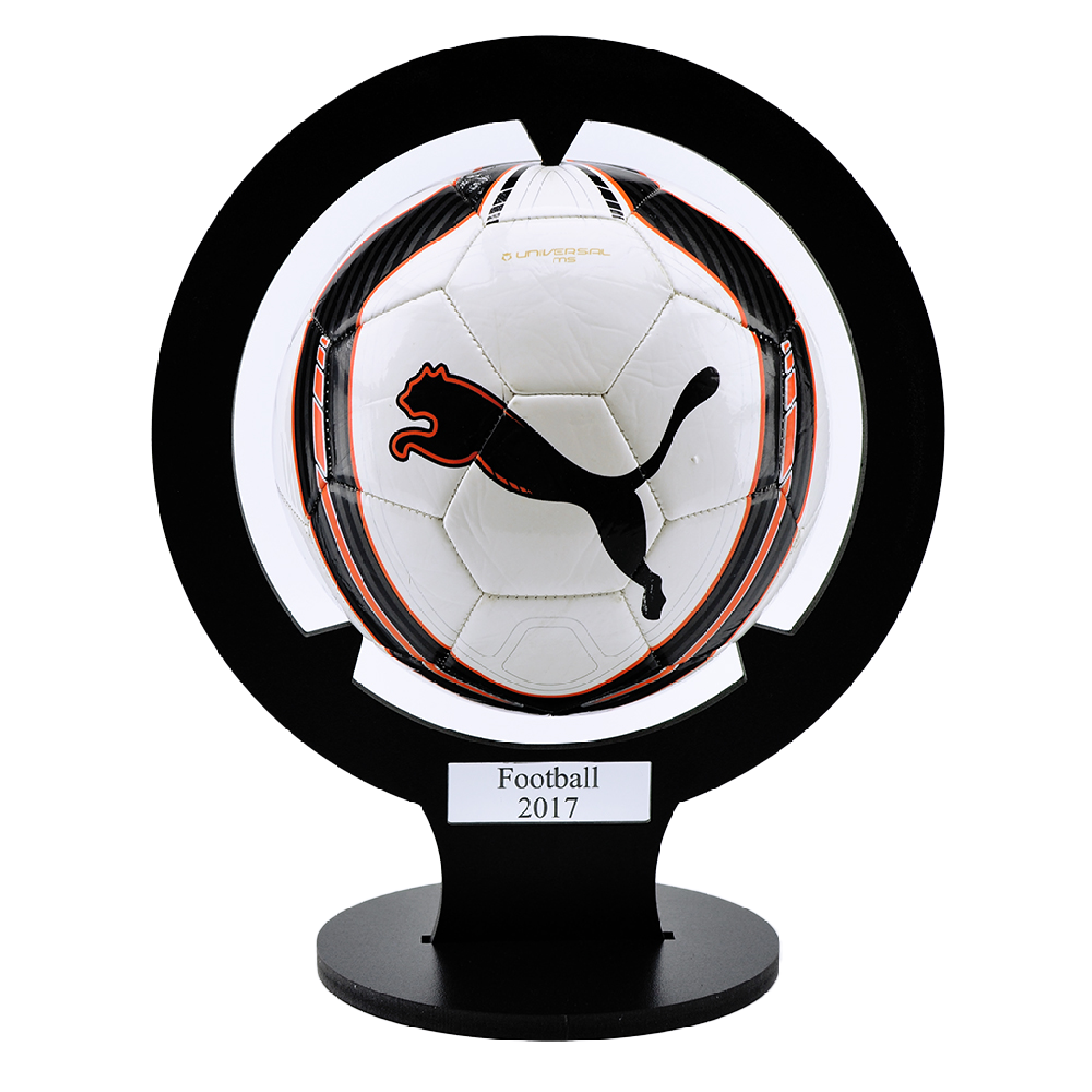 Football Display Plinth - BLACK