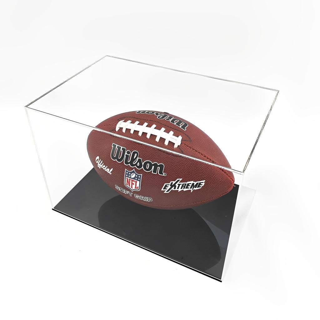 American Football Display Case - Black Base