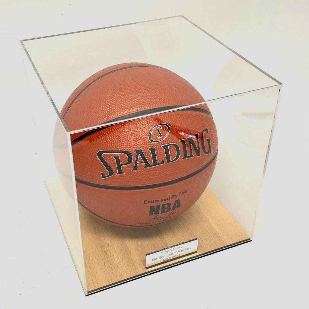 Basketball Display Case - Court Effect Base – additional product view