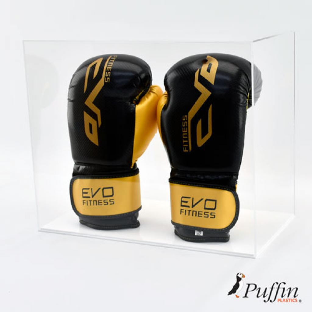 Boxing Glove Display Case - Double Portrait