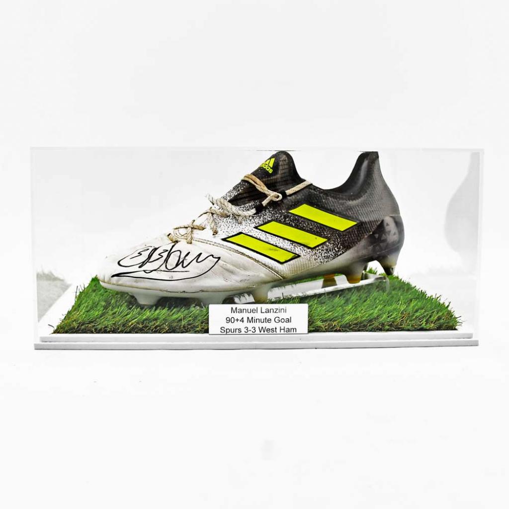 Football Boot Display Case (Double) - With Grass Effect Base – additional product view