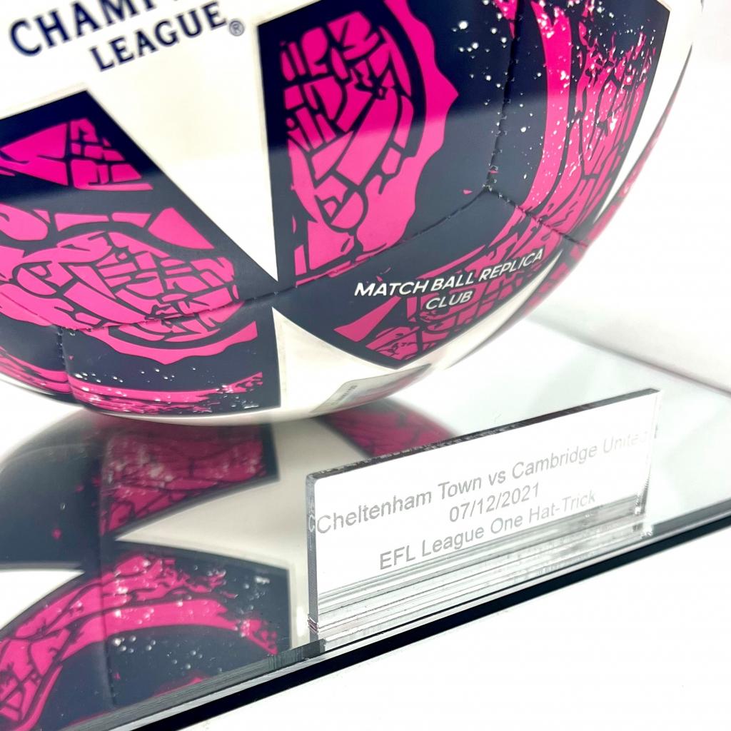 Football Display Case - Mirror Base – additional product view