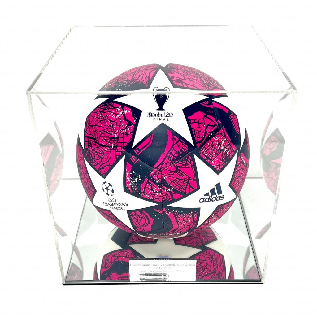 Football Display Case - Mirror Base – additional product view