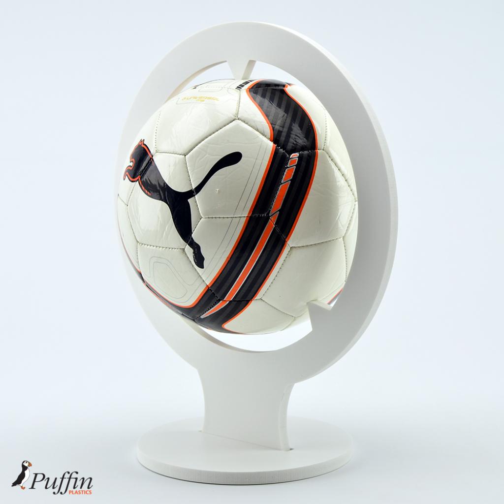 Football Display Plinth - WHITE