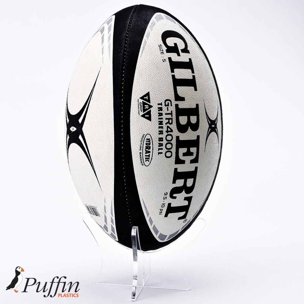 Rugby Display Stand / Riser Plinth - Clear – additional product view