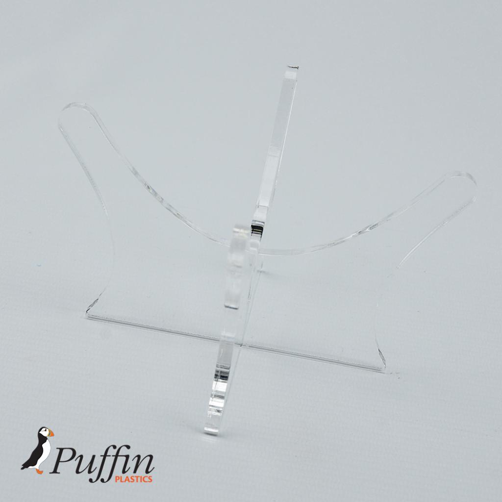 Rugby Display Stand / Riser Plinth - Clear – additional product view
