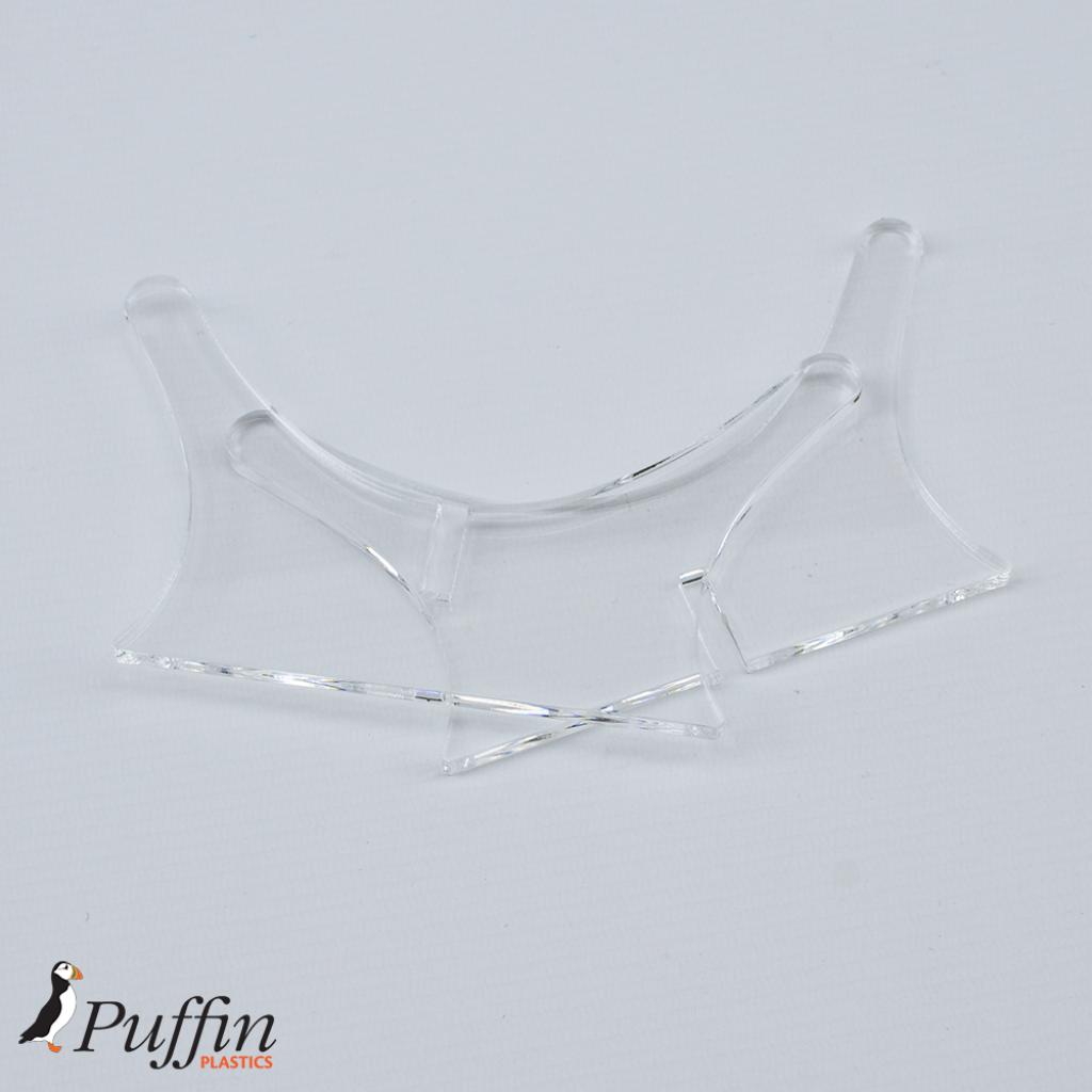 Rugby Display Stand / Riser Plinth - Clear – additional product view