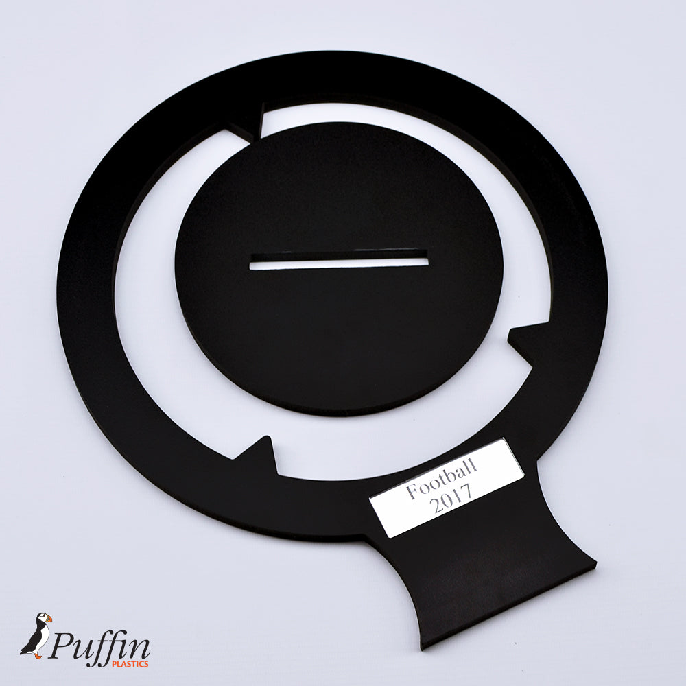 Football Display Plinth - BLACK