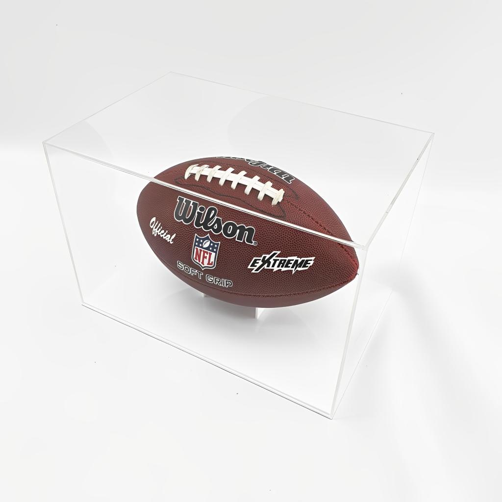 American Football Display Case - White Base – additional product view