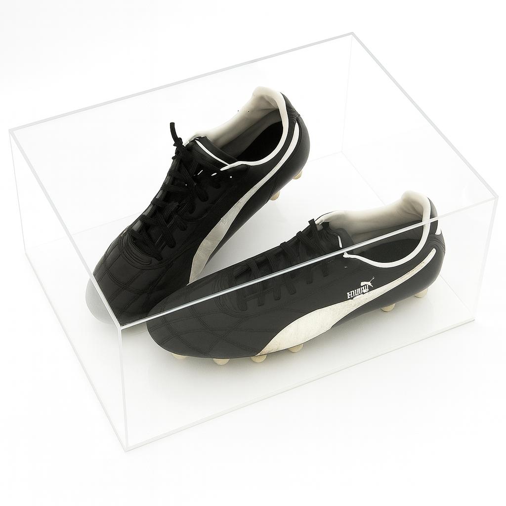 Football Boot Display Case - White (Double)