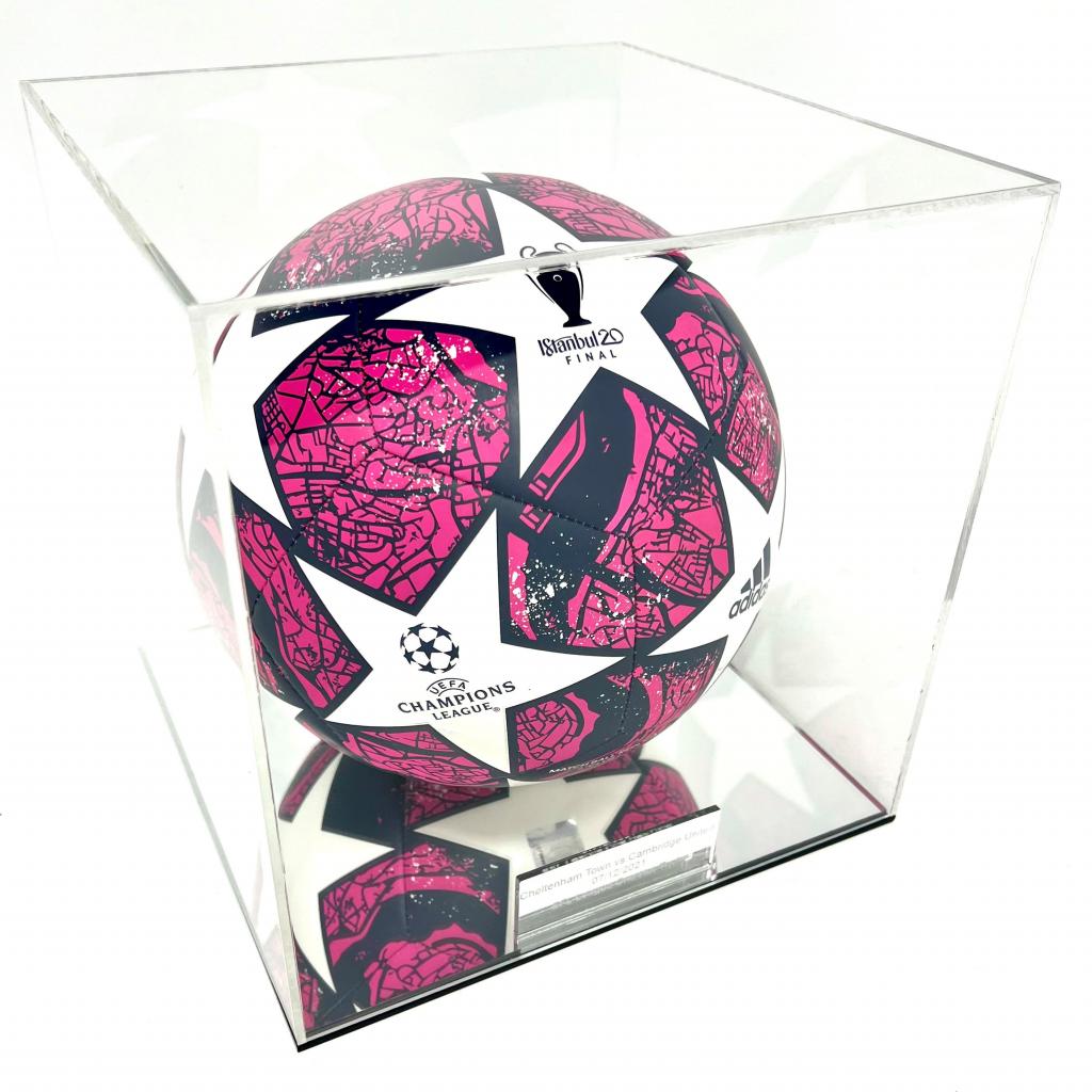 Football Display Case - Mirror Base – additional product view