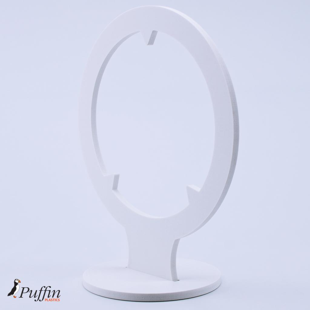 Football Display Plinth - WHITE – additional product view