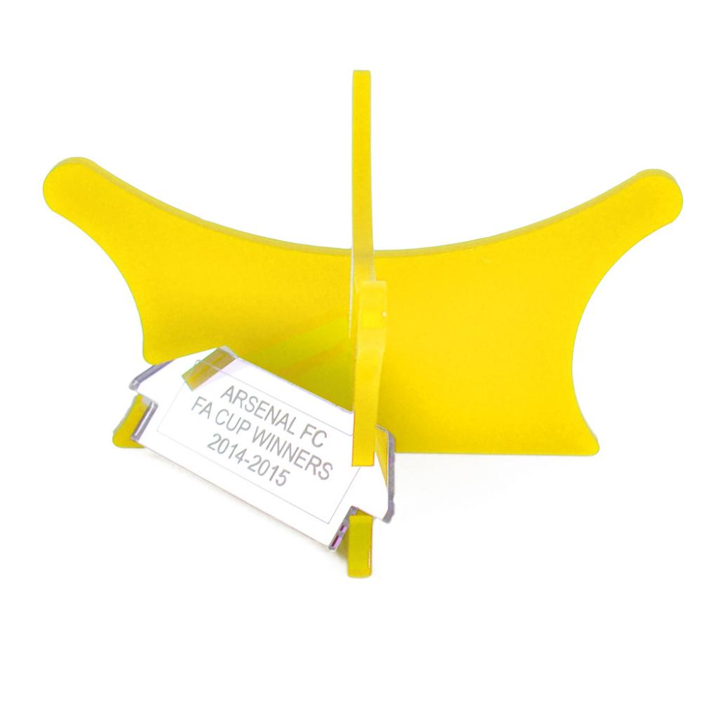 Football Display Stand / Riser Plinth - Colour (WITH INSCRIPTION)