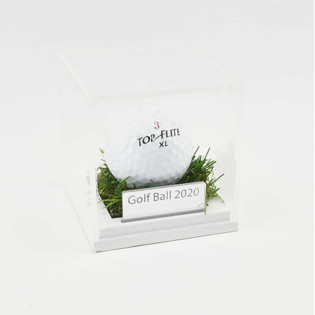 Golf Ball Display Case - Grass Effect Base – additional product view