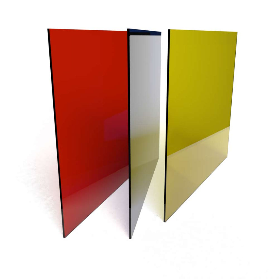 Coloured acrylic sheets