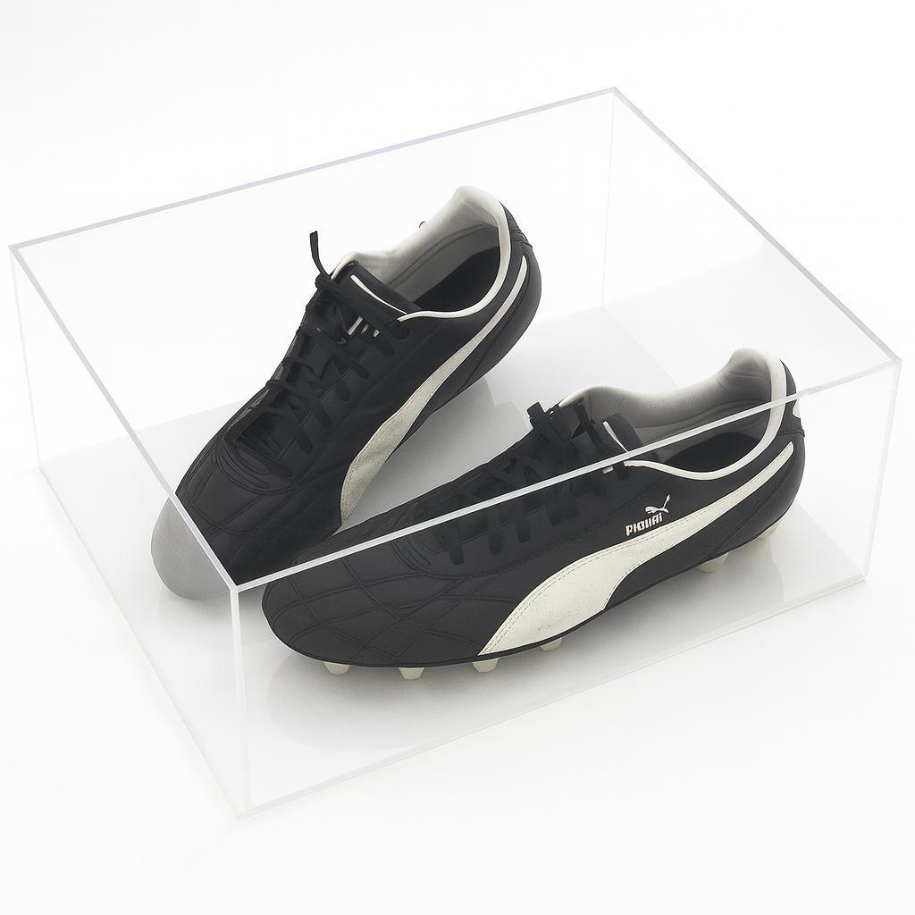 Rugby Boot Display Case (Double) - White Base