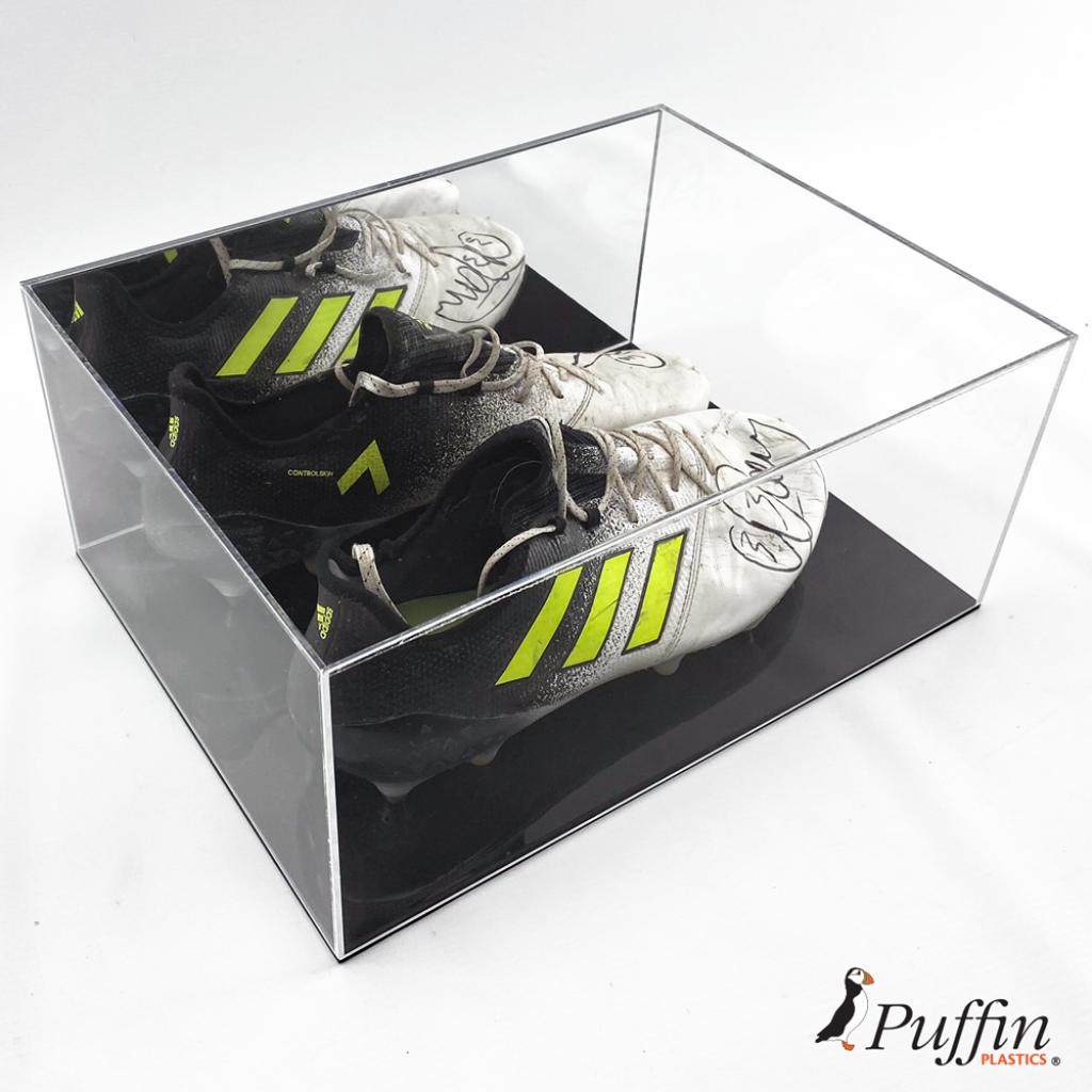 Trainer Display Case (Double) - With Mirror Back